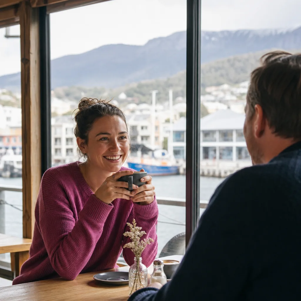 Selection of clear and natural photos for a Hobart dating profile